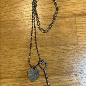 Tiffany & Co. Return to Tiffany Key and Pendant Necklace